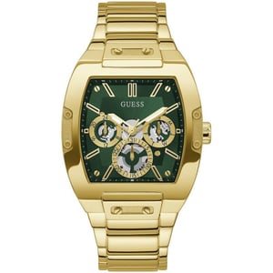 Stijlvol Guess GW0456G3 Phoenix herenhorloge met goudkleurig ontwerp