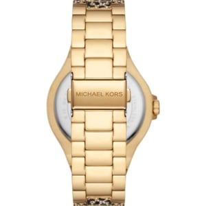 Michael Kors MK7284 Animal Pavé dameshorloge - Stijlvol ontwerp in zwart en goud