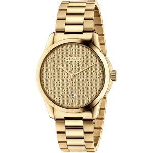 Gucci G-Timeless YA126461 Unisex horloge met geelgouden wijzerplaat