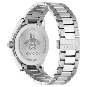 Gucci YA1264028A G-Timeless Unisex Zilveren Wijzerplaat Luxe Horloge