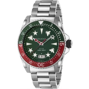 Gucci Dive herenhorloge 45mm - YA136222 - Stijlvol en duurzaam uurwerk