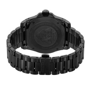 Gucci Dive herenhorloge YA136205 - Zwarte wijzerplaat & roestvrij staal ontwerp