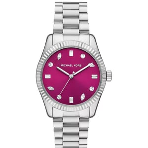 Michael Kors MK7443 Lexington Pavé dameshorloge - Elegant zilverdesign