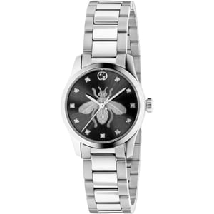 Gucci YA1265024 G-Timeless dameshorloge met zwarte wijzerplaat