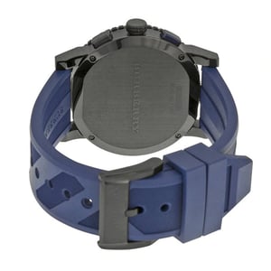 Burberry BU9807 herenhorloge marineblauw chronograaf - stijlvol en duurzaam