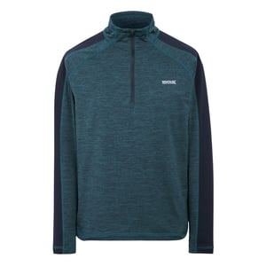 Regatta Heren Hepley Half Zip Fleecejack (Moonlight Denim/Navy)