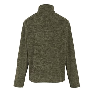 Regatta Heren Thompson Marl Half Zip Fleece Jack (Olijfgroen)
