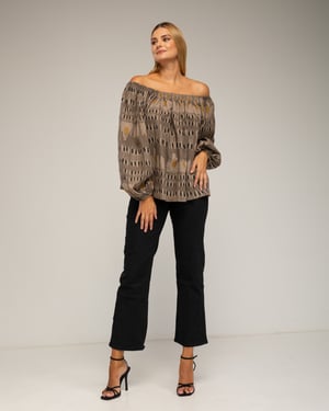 Brede pijpen basic jeans