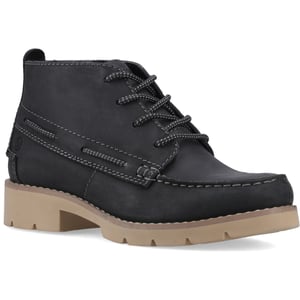 Sperry Savanna Leren Dames Zwarte Laarzen