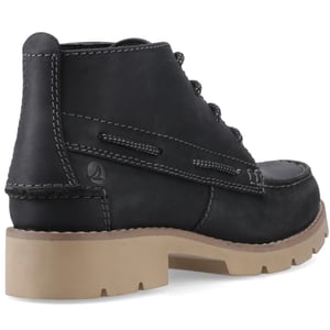 Sperry Savanna Leren Dames Zwarte Laarzen