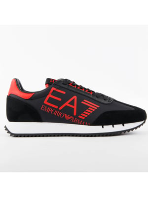 EA7 herensneakers met kenmerkend design.