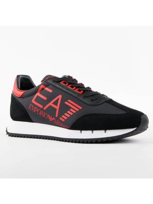 EA7 herensneakers met kenmerkend design.