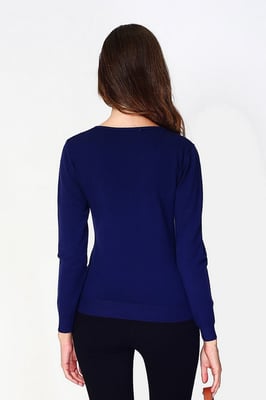 William de Faye - V-hals BLEU NUIT