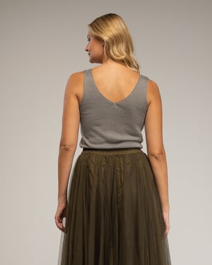 Trui van breigaren met Lurex