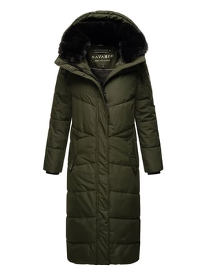 Navahoo dames gewatteerde winterjas Hingucker – Extra Lang & Warm
