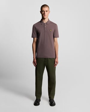 Lyle & Scott Katoenen Poloshirt - Bruin