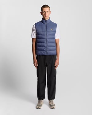Lyle & Scott Puffer Gilet - Grijs