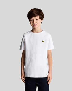 Lyle & Scott Jongens Katoenen T-shirt - Wit