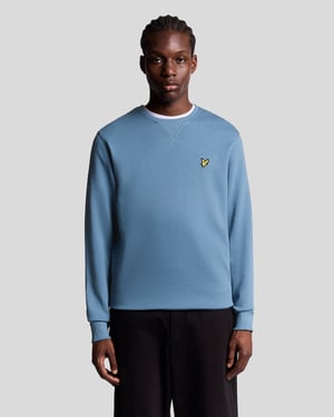 Lyle & Scott Katoenen Crew Neck Sweatshirt - Blauw