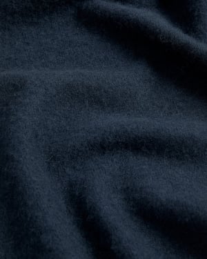 Lyle & Scott Lamswol Blend Sjaal - Marineblauw
