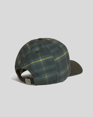 Lyle & Scott Contrast Tartan Check Baseballpet - Zwart