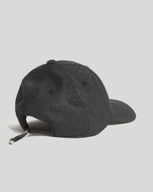Lyle & Scott Tonal Monogram Baseballpet - Zwart