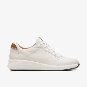 Un Rio Sprint Witte Combinatie Leren Sneakers