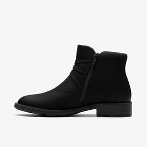 Adalynn Faye Zwarte Nubuck Laarzen