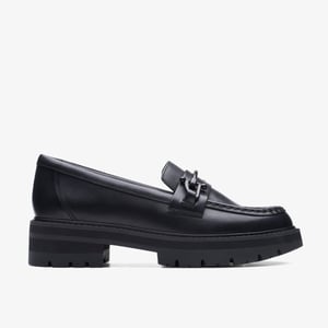 Orianna Bit Zwarte Leren Schoenen