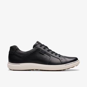 Mapstone Kant Zwarte Leren Schoenen