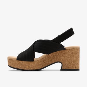 Nerisa West Zwarte Nubuck Sandalen
