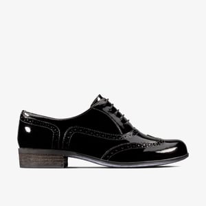 Hamble Eiken Zwarte Lak Schoenen