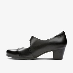 Rosalyn Wren Zwarte Leren Schoenen