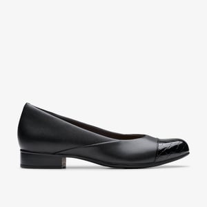Juliet Rise Zwarte Leren Schoenen