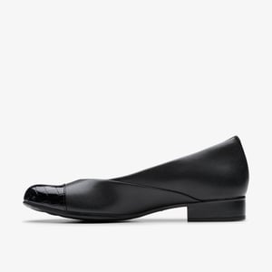 Juliet Rise Zwarte Leren Schoenen