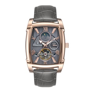 Heritor Automatic Valentin leren band horloge met datum