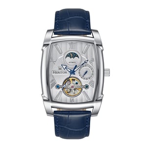 Heritor Automatic Valentin leren band horloge met datum