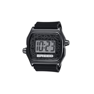 Breed Austin LCD siliconen ringhorloge