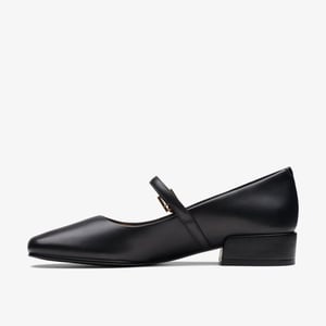 Seren 30 Gesp Zwarte Leren Schoenen