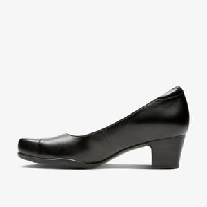 Rosalyn Belle Zwarte Leren Schoenen