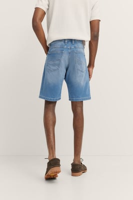 Bugatti Herren Jeans Bermuda in used-wash dessin