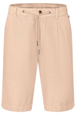 Bugatti Herren Linnen-katoenmix bermuda