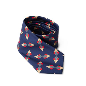 Geometric zijde stropdas moderne stijl
