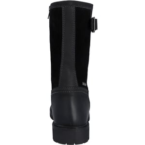 Hunter Canna Enkelboot Leer Dames Zwarte Laarzen