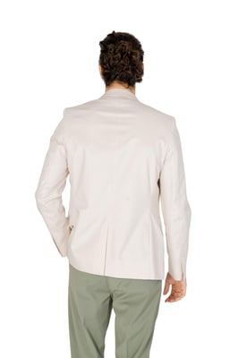 Beige Blazer Casual Stijl