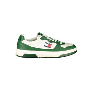 Tommy Hilfiger Witte Leren Sneakers voor Mannen
