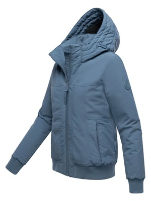 Marikoo dames winterjas Mooni 16 in bomberstijl met capuchon