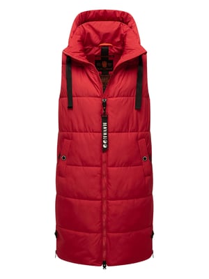 Navahoo dames lange bodywarmer Schnuffelchen – Warm & Stijlvol met Capuchon