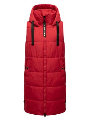 Navahoo dames lange bodywarmer Schnuffelchen – Warm & Stijlvol met Capuchon