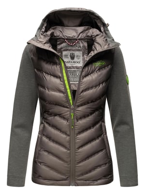 Navahoo Dames Gewatteerde Jas Nimm mich mit – Getailleerd, Stijlvol & Comfortabel met Capuchon